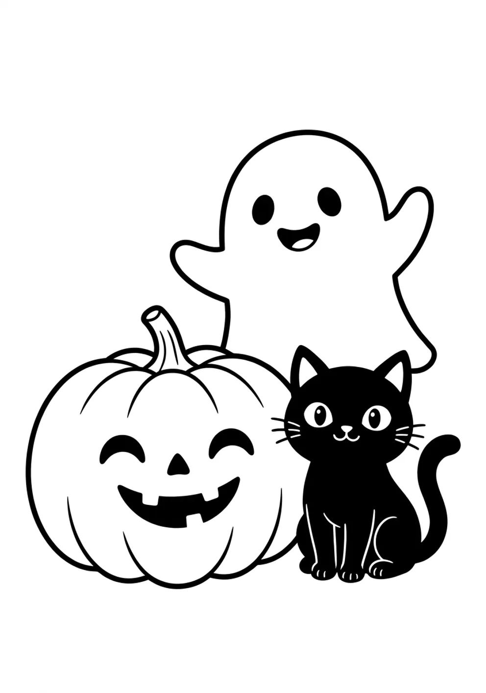 Exemple de coloriage halloween à imprimer