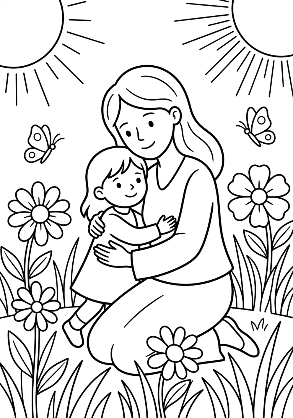 Coloriage maman