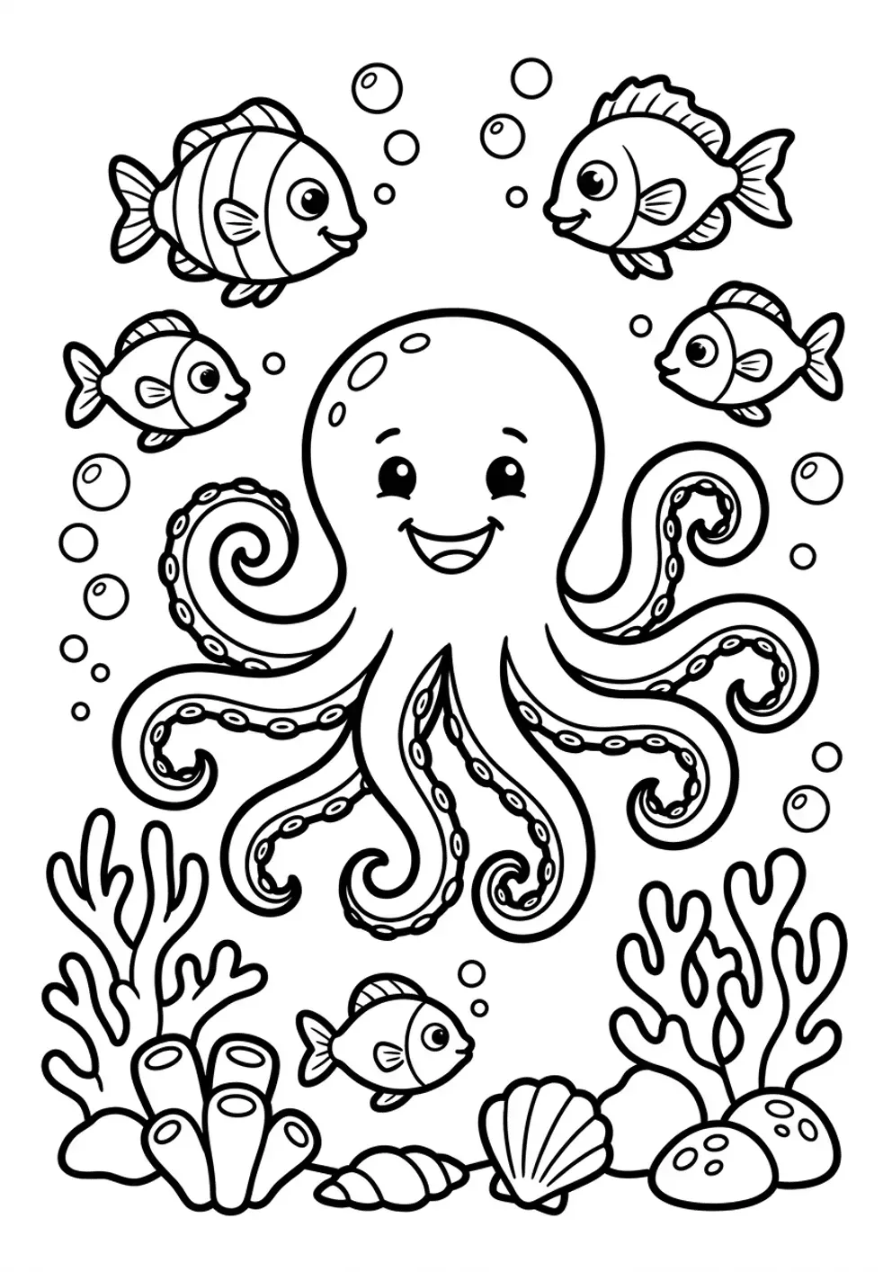 Coloriage océan
