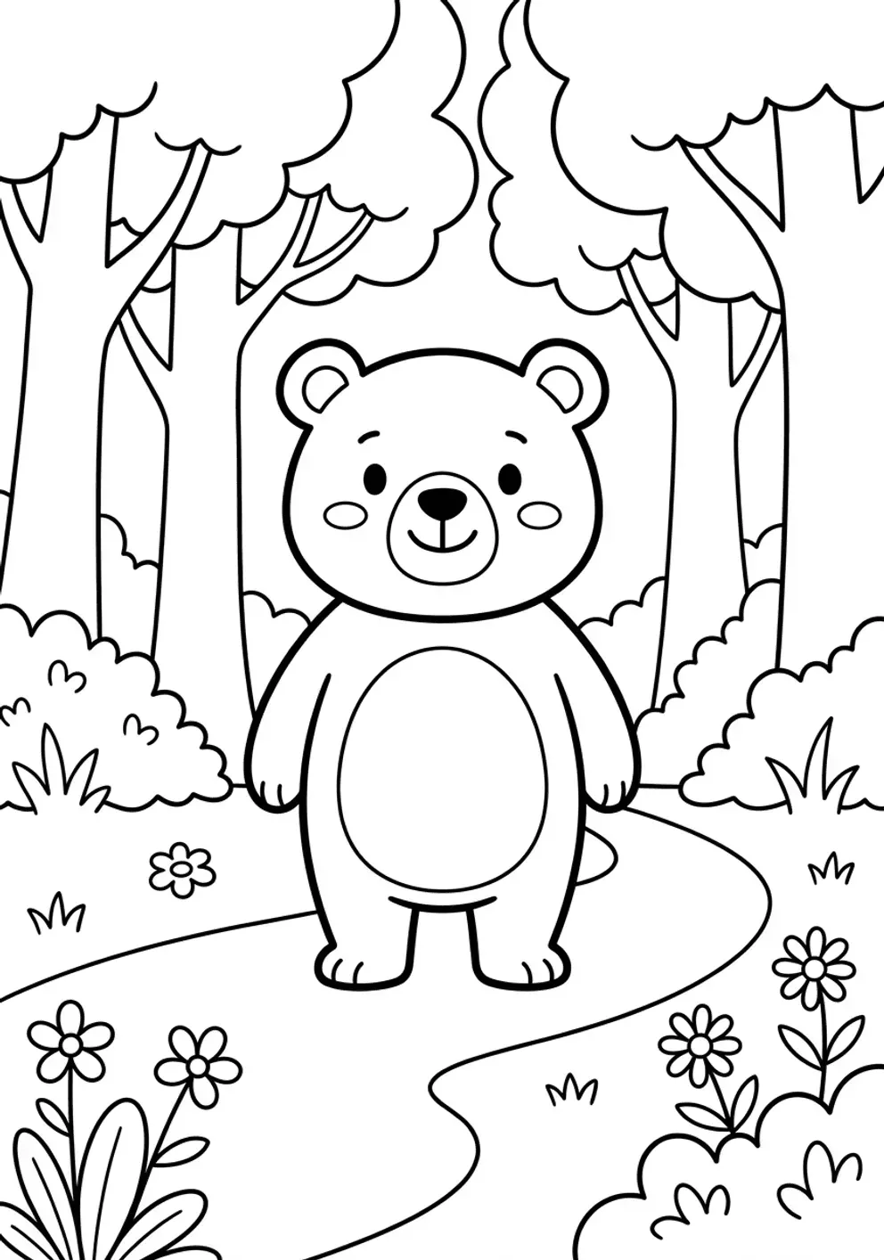 Coloriage ours