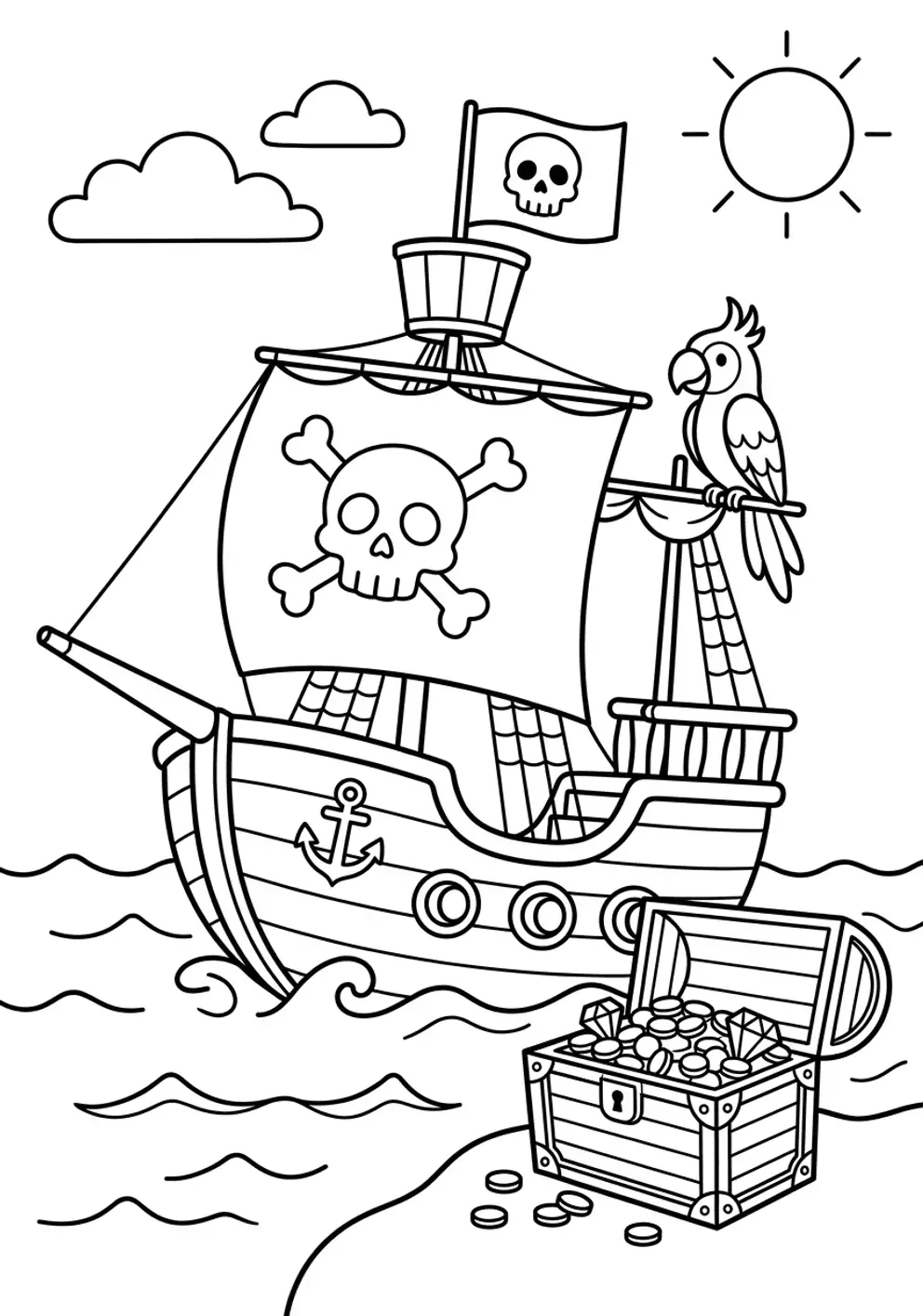 Coloriage pirates
