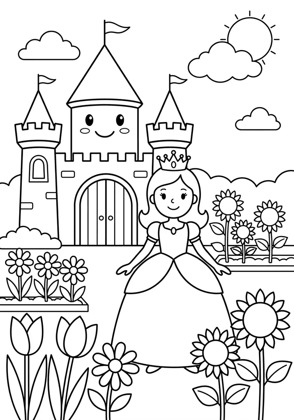 Coloriage princesses