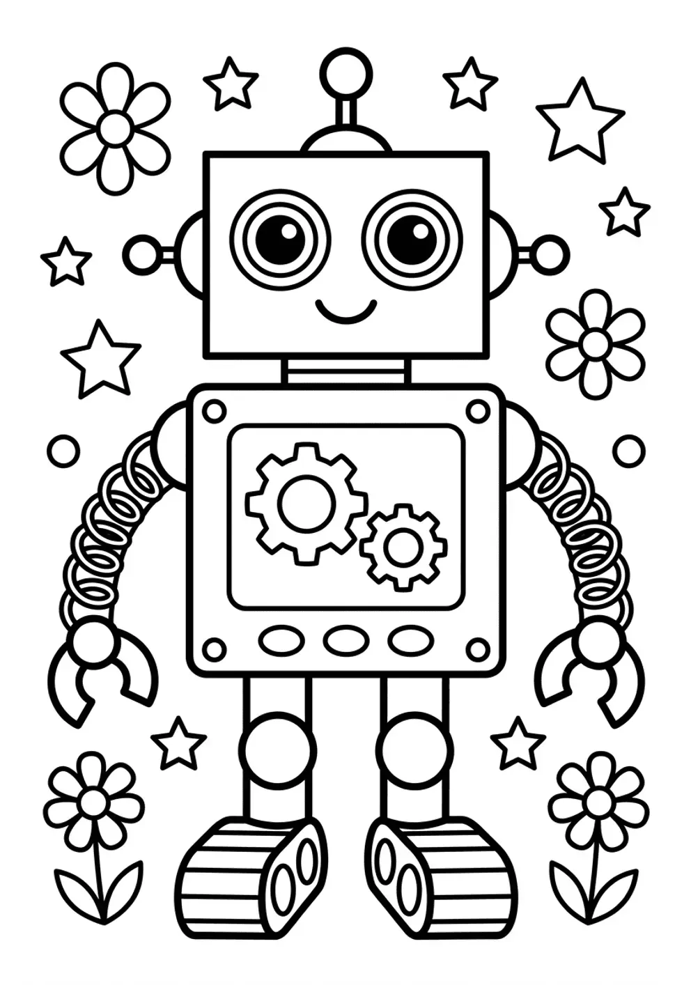 Coloriage robot