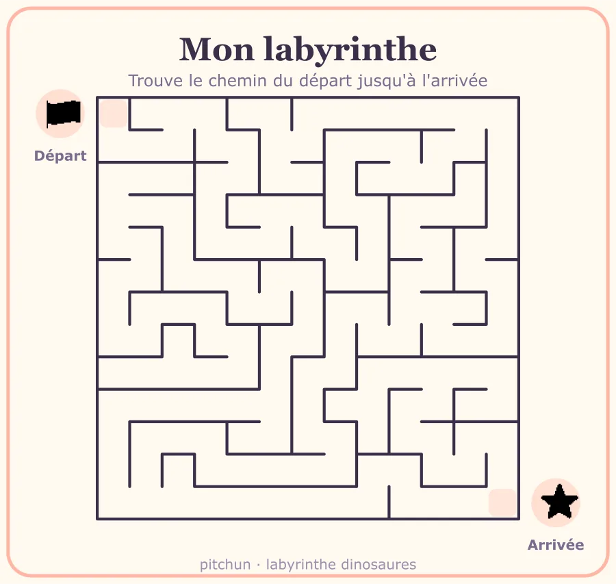 Labyrinthe dinosaures