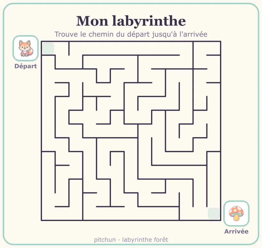 Labyrinthe forêt