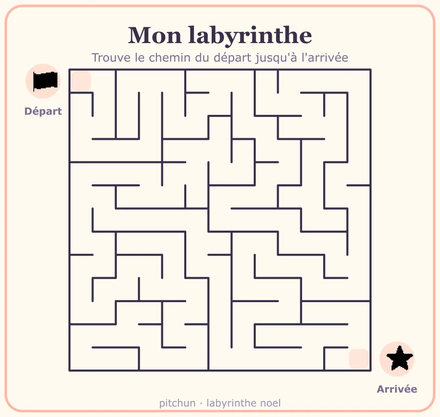 Labyrinthe noël