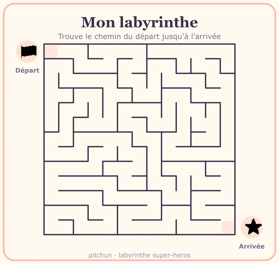 Labyrinthe super-héros